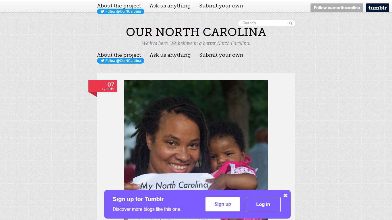 Our North Carolina - Tumblr